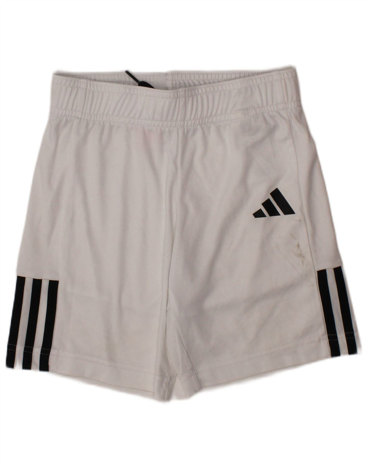 ADIDAS Aeroready Sportshorts für Jungen, 7–8 Jahre, weißes Polyester