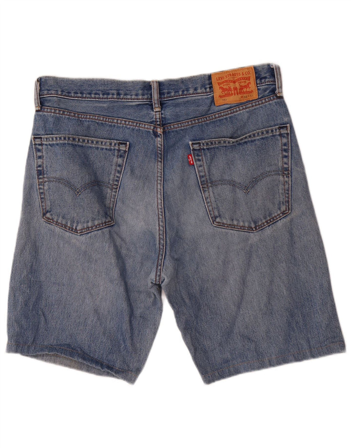 Levi's Herren 751 Denim Shorts W36 Große blaue Baumwolle