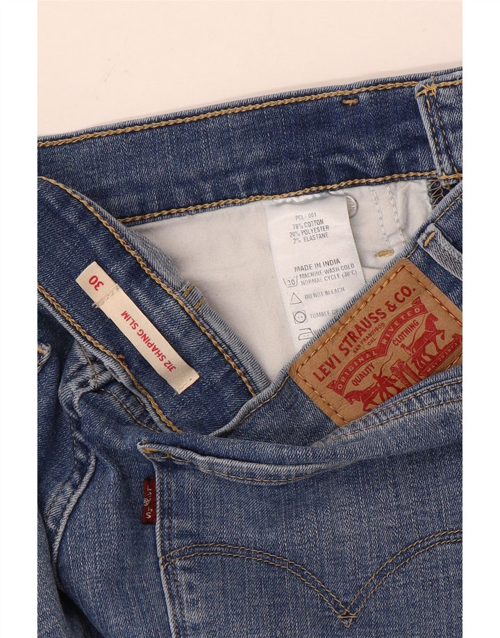 Levi's Damen 312 Shaping Slim Jeans W30 L30 Blaue Baumwolle
