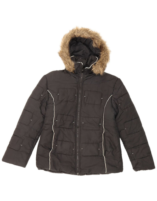 Columbia Damen Vertex Hooded Wattierte Jacke UK 4 XS Schwarz
