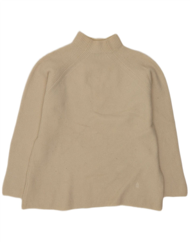 MARINA YACHTING Herren-Pullover mit Rollkragen, groß, beige Wolle