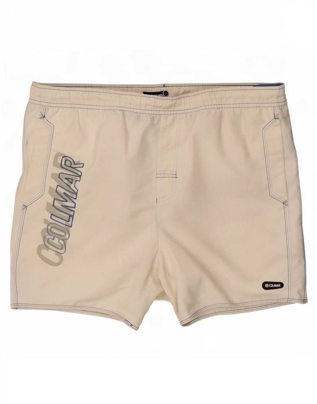 Colmar Herren Badeshorts mit Grafik IT 52 Large Weiß Polyester
