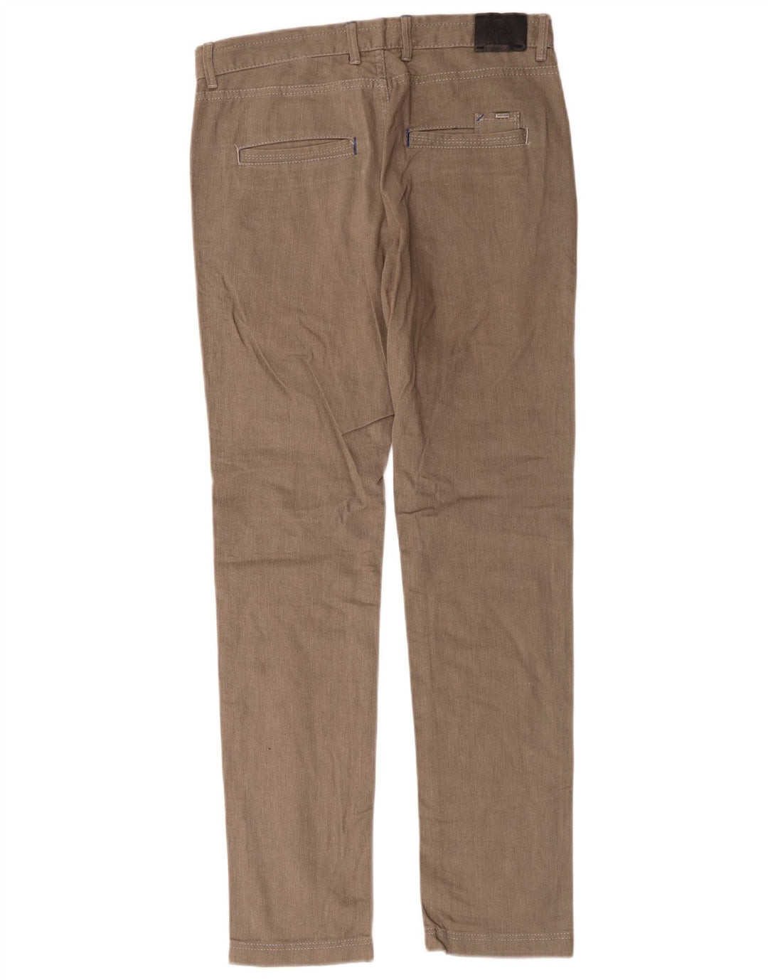 Zara Slim Chino-Hose für Herren, EU 38, Größe S, W30, L31, Braun