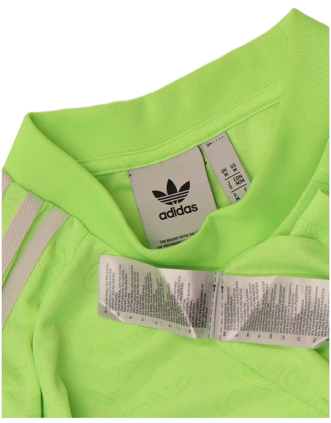 Adidas Herren Grafik T-Shirt Top Mittelgrünes Polyester