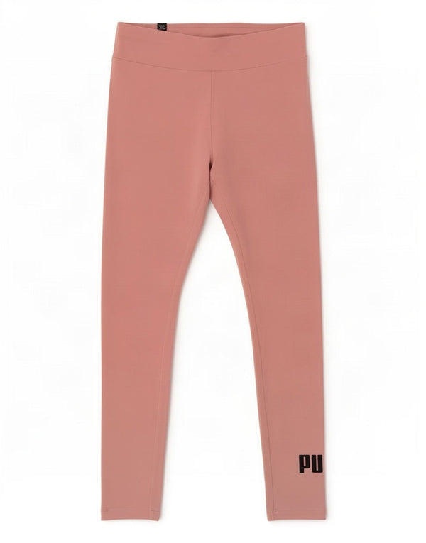 Puma Damen Graphic Leggings UK 6 XS Rosa Baumwolle