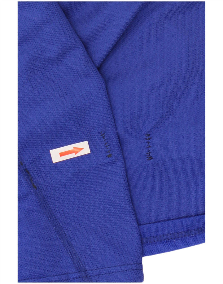 Asics Herren Grafik-Weste-Top, großes blaues Farbblock-Polyester