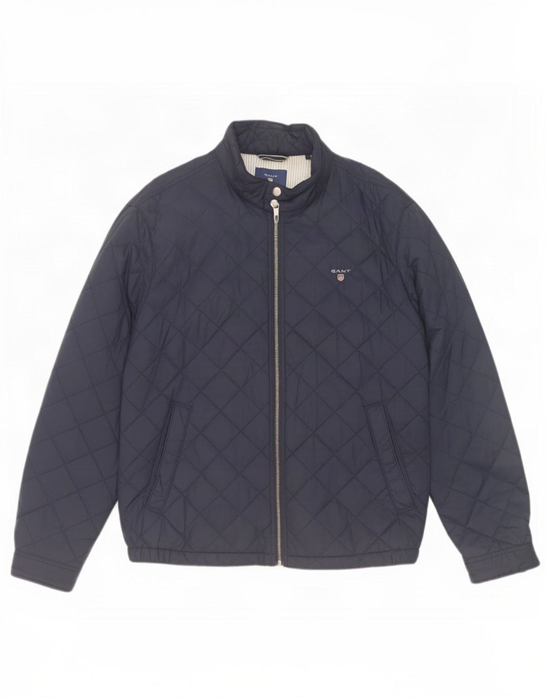 Gant Herren Steppjacke UK 42 XL Marineblau Polyamid