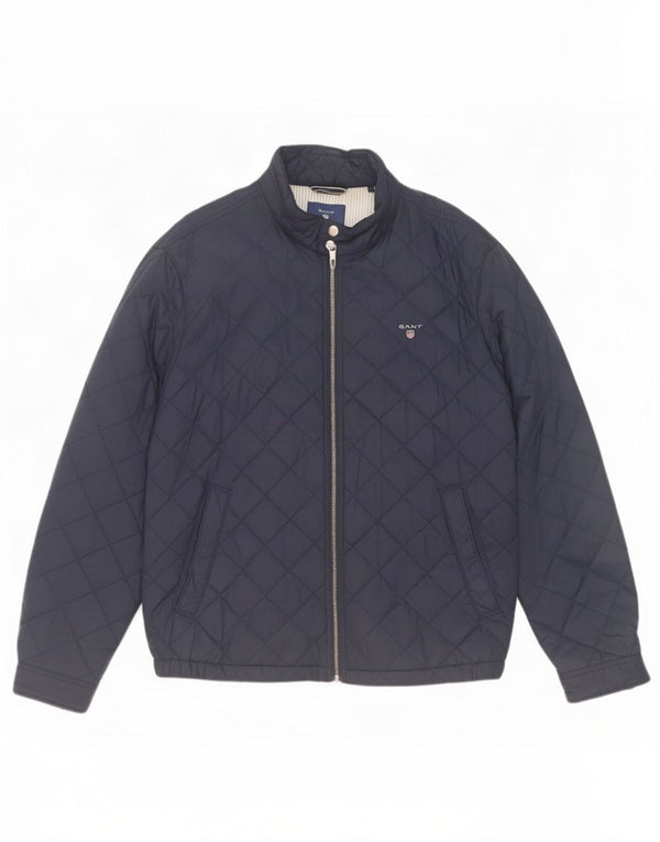 Gant Herren Steppjacke UK 42 XL Marineblau Polyamid