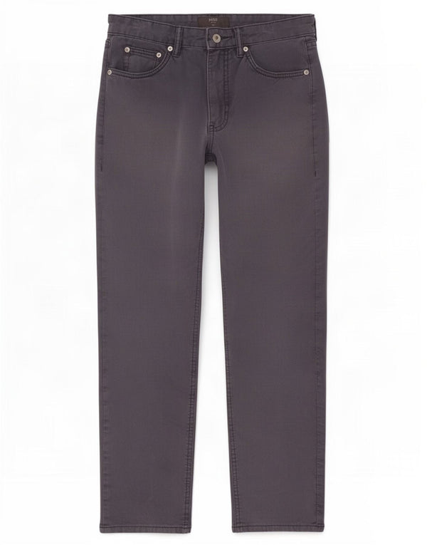 Marks & Spencer Slim Freizeithose für Herren, W30 L29, marineblaue Baumwolle