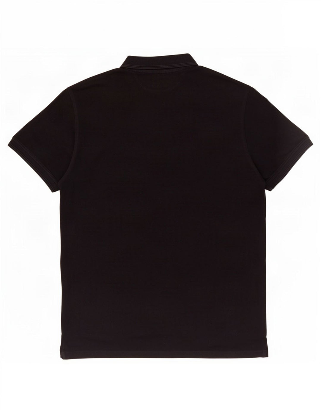 Massimo Dutti Herren Poloshirt XL Schwarz Baumwolle