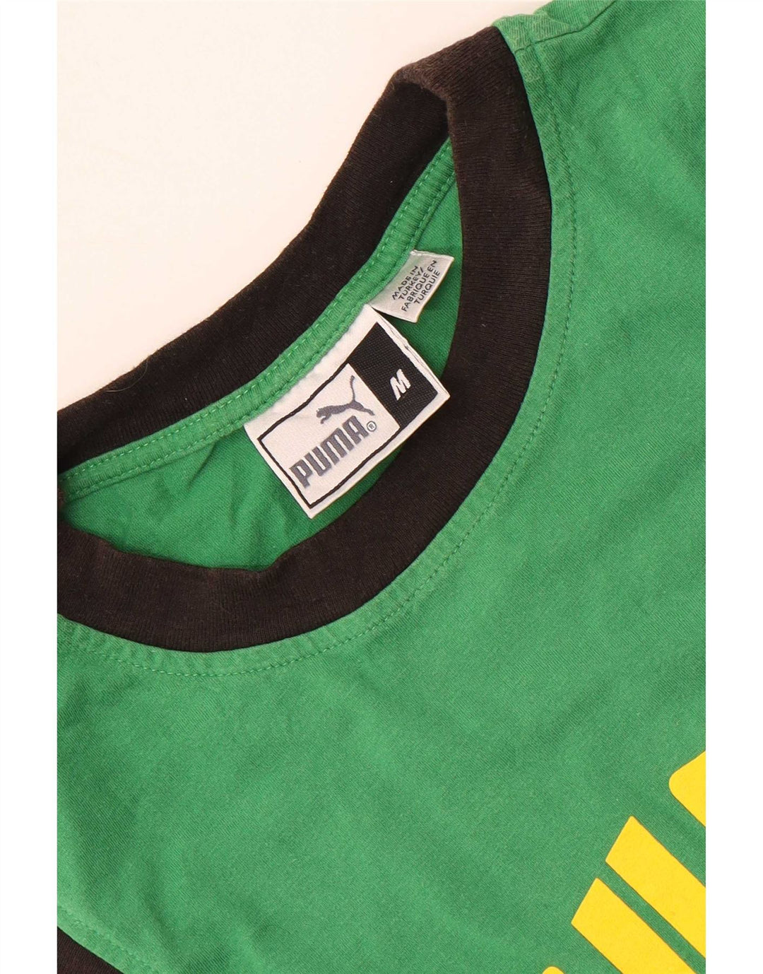 Puma Herren Grafik-Trägershirt, mittelgrün, Farbblock