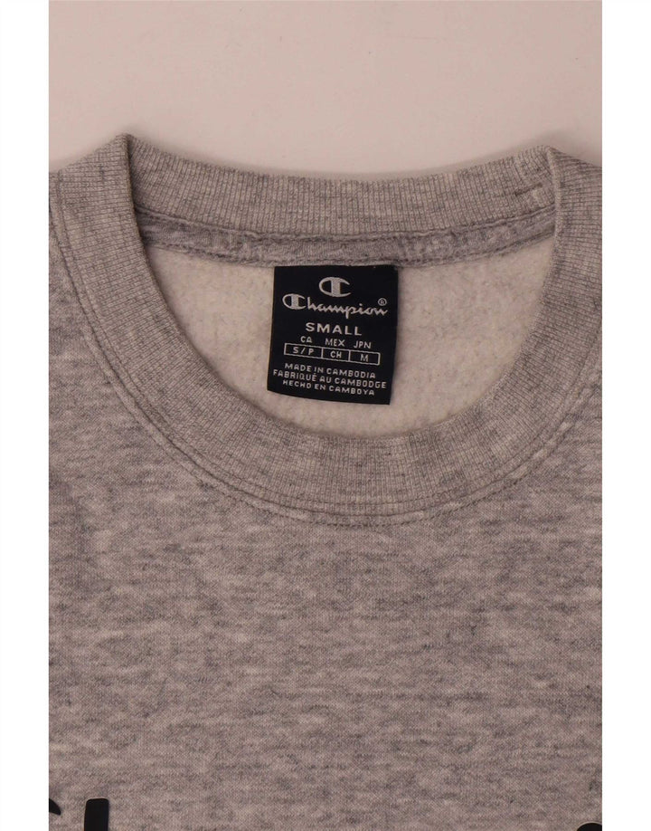 Champion Herren-Sweatshirt mit Grafik, Größe S, Grau, Baumwolle