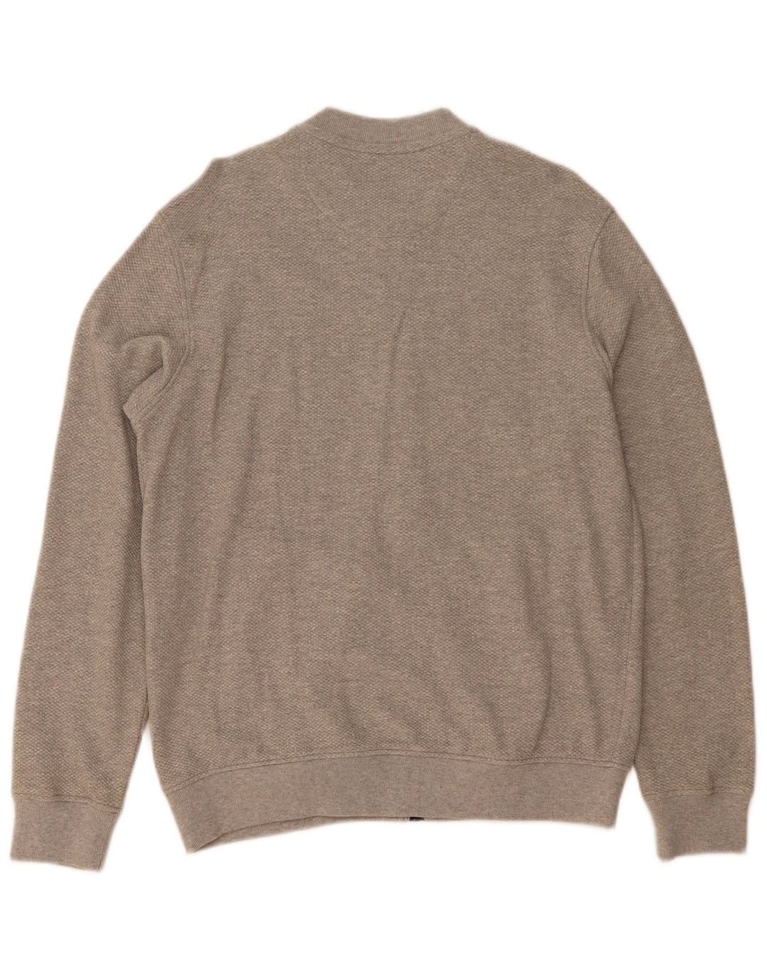 Marks & Spencer Herren Blue Harbor Trainingsanzug-Oberteil aus mittelgrauer Baumwolle