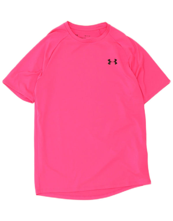 Under Armour Herren T-Shirt Top Small Rosa Polyester