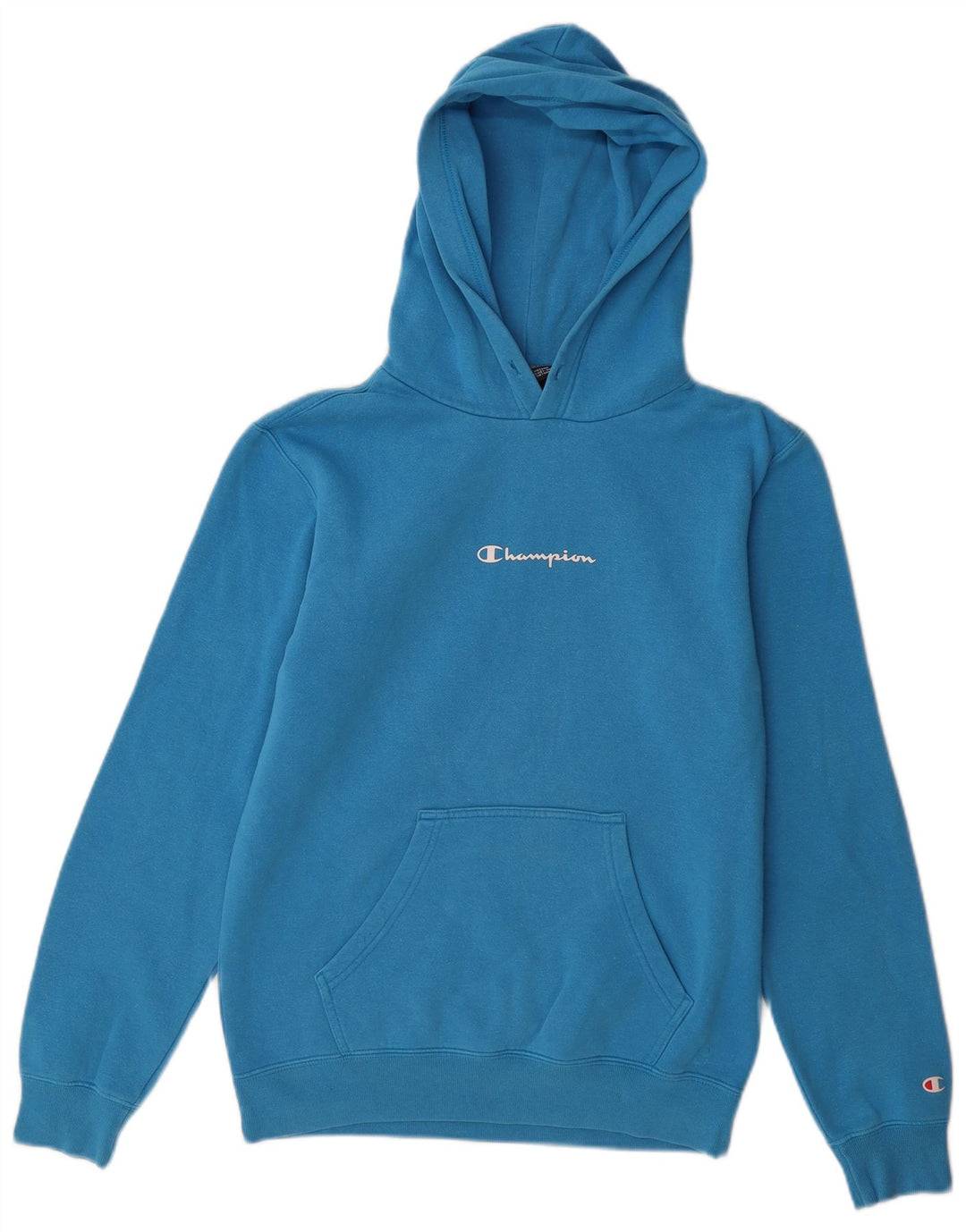 CHAMPION Herren-Kapuzenpullover, klein, aus blauer Baumwolle