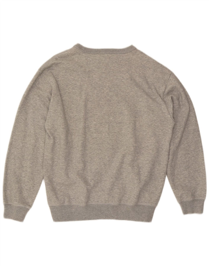 NAUTICA Herren-Sweatshirt-Pullover, große graue Baumwolle