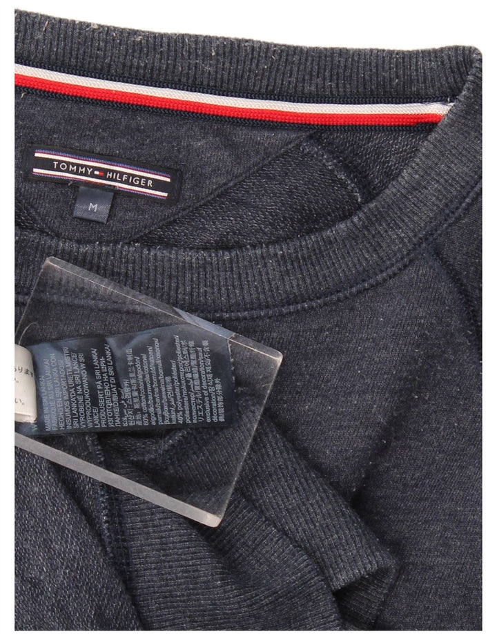 Tommy Hilfiger Herren-Sweatshirt mit normaler Passform, mittlere marineblaue Baumwolle
