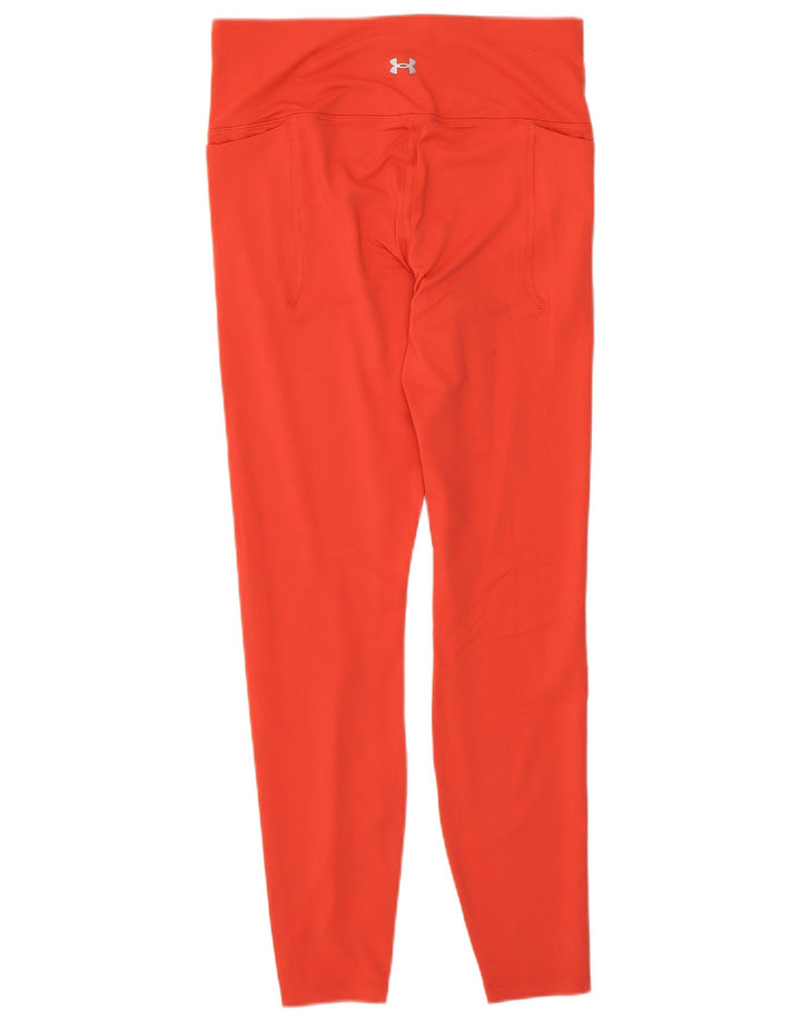 Under Armour Damen Leggings UK 14 Medium Orange