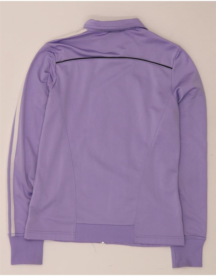 ADIDAS Damen-Trainingsanzugoberteil, UK-Größe 12, Mittelviolett, Polyester