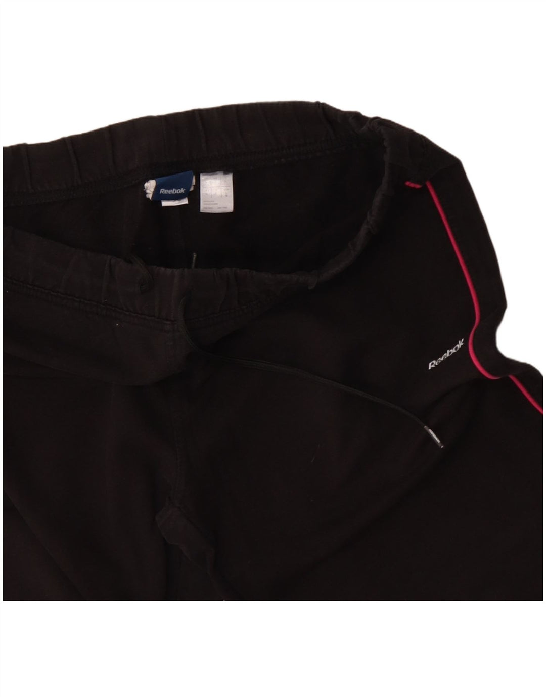 REEBOK Damen Trainingshose UK 14 Large Schwarz Polyester