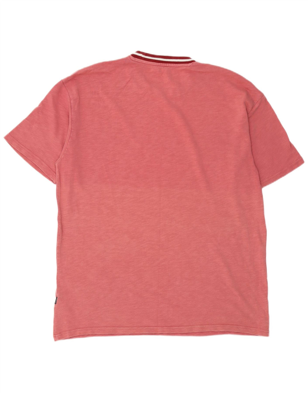 Converse Herren-T-Shirt mit übergroßem Grafik-T-Shirt, mittelgroß, Burgunderrot, gefleckte Baumwolle