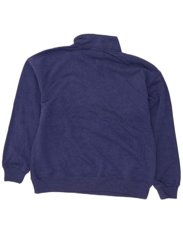 Champion Damen-Sweatshirt in Übergröße mit Reißverschluss, Gr. 10, Größe S, Marineblau