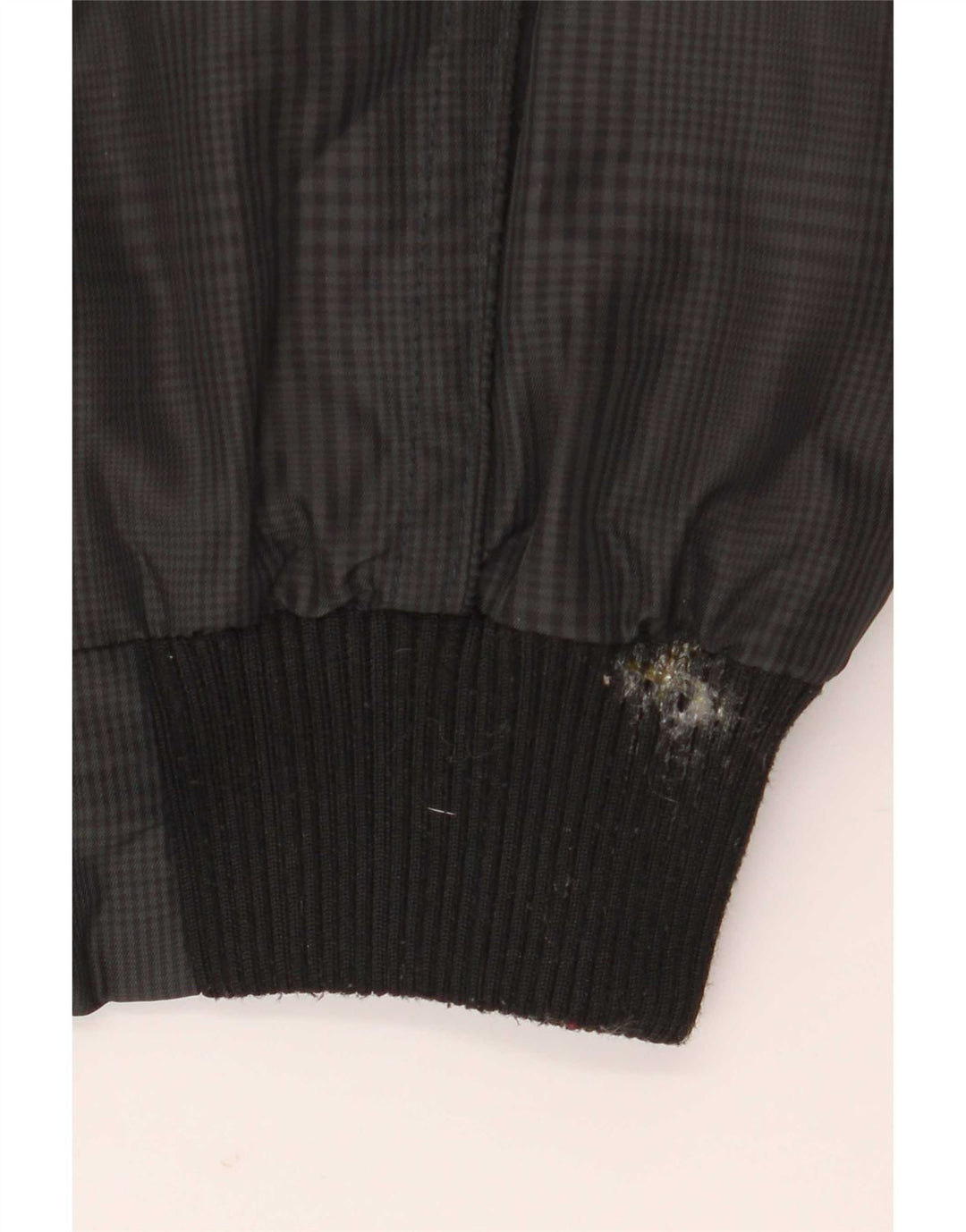 PEUTEREY Herren-Bomber-Wattierungsjacke IT 46 Small Graues Hahnentritt-Polyamid