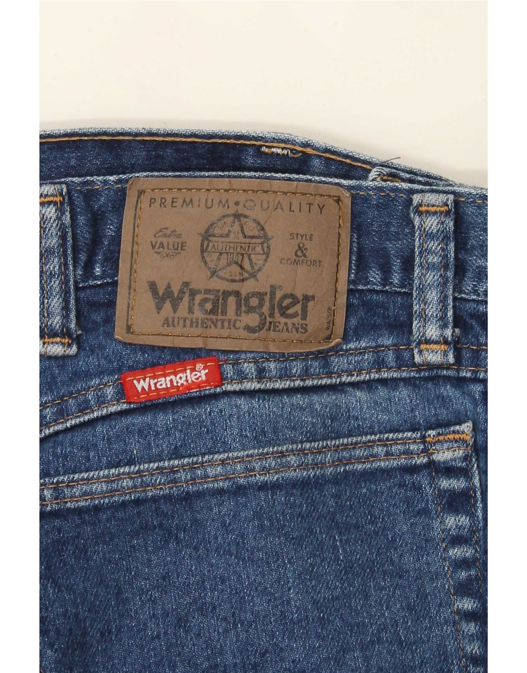 Wrangler Herren Straight Jeans W36 L29 Blau