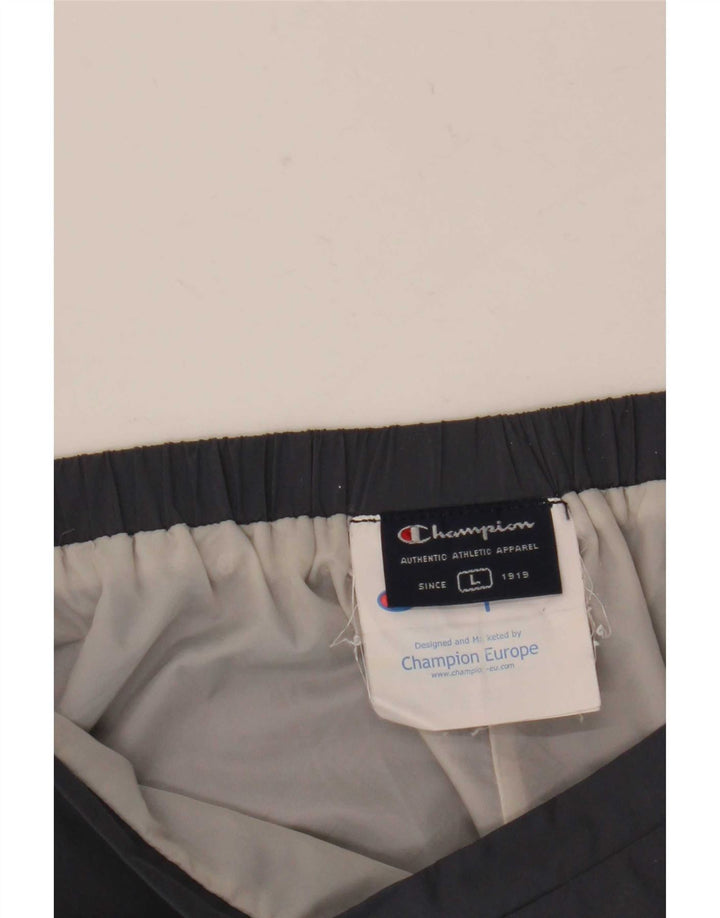 Champion Damen-Trainingshose, UK 14, Größe L, grau, Colourblock-Polyester