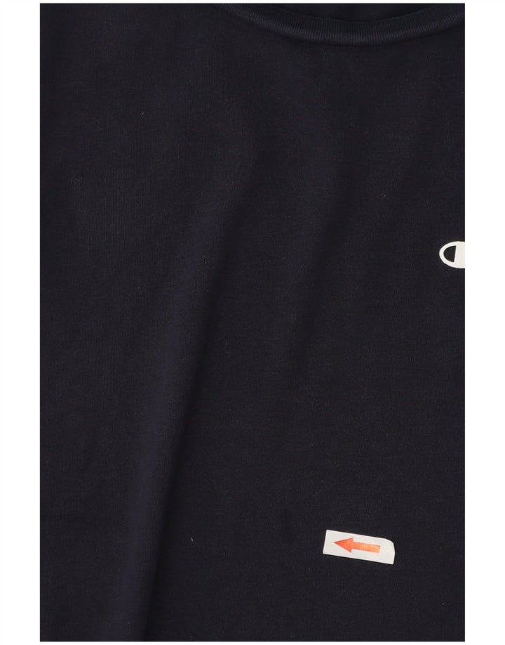 Champion Herren T-Shirt Top Medium Marineblau