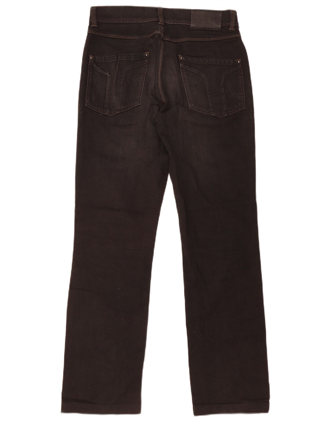 Trussardi Herren Straight Jeans W30 L31 Schwarz