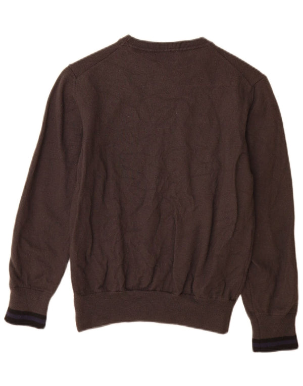 Refrigiwear Jungen-Pullover mit Rundhalsausschnitt, 12–13 Jahre, XL, graue Wolle