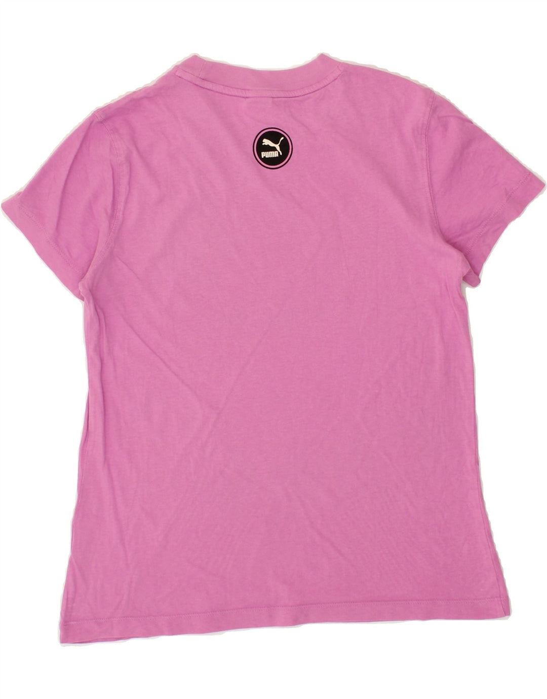 PUMA Womens Graphic T-Shirt Top UK 12 Medium Pink Vintage Puma and Second-Hand Puma from Messina Hembry 