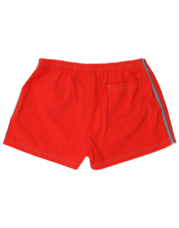 DIADORA Damen Badeshorts UK 14 Large Rot Polyamid