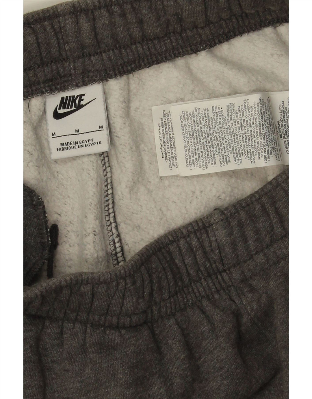 Nike Herren-Trainingshose mit Jogger-Motiv, mittelgrau gefleckte Baumwolle