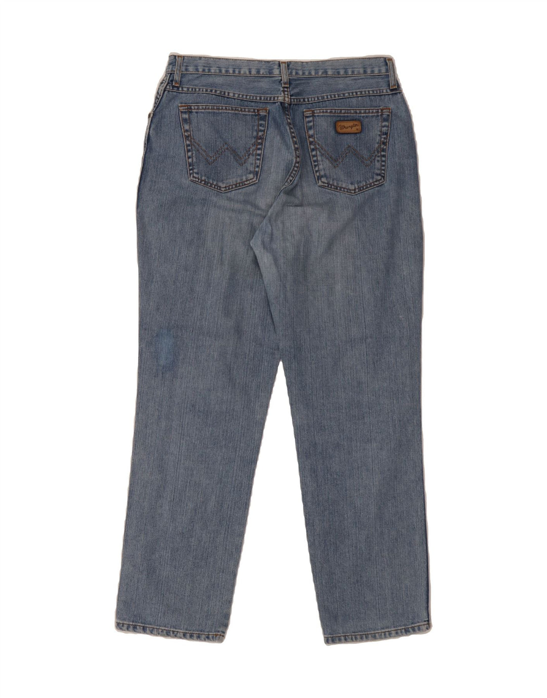 WRANGLER Womens Straight Jeans W36 L29 Blue Vintage Wrangler and Second-Hand Wrangler from Messina Hembry 