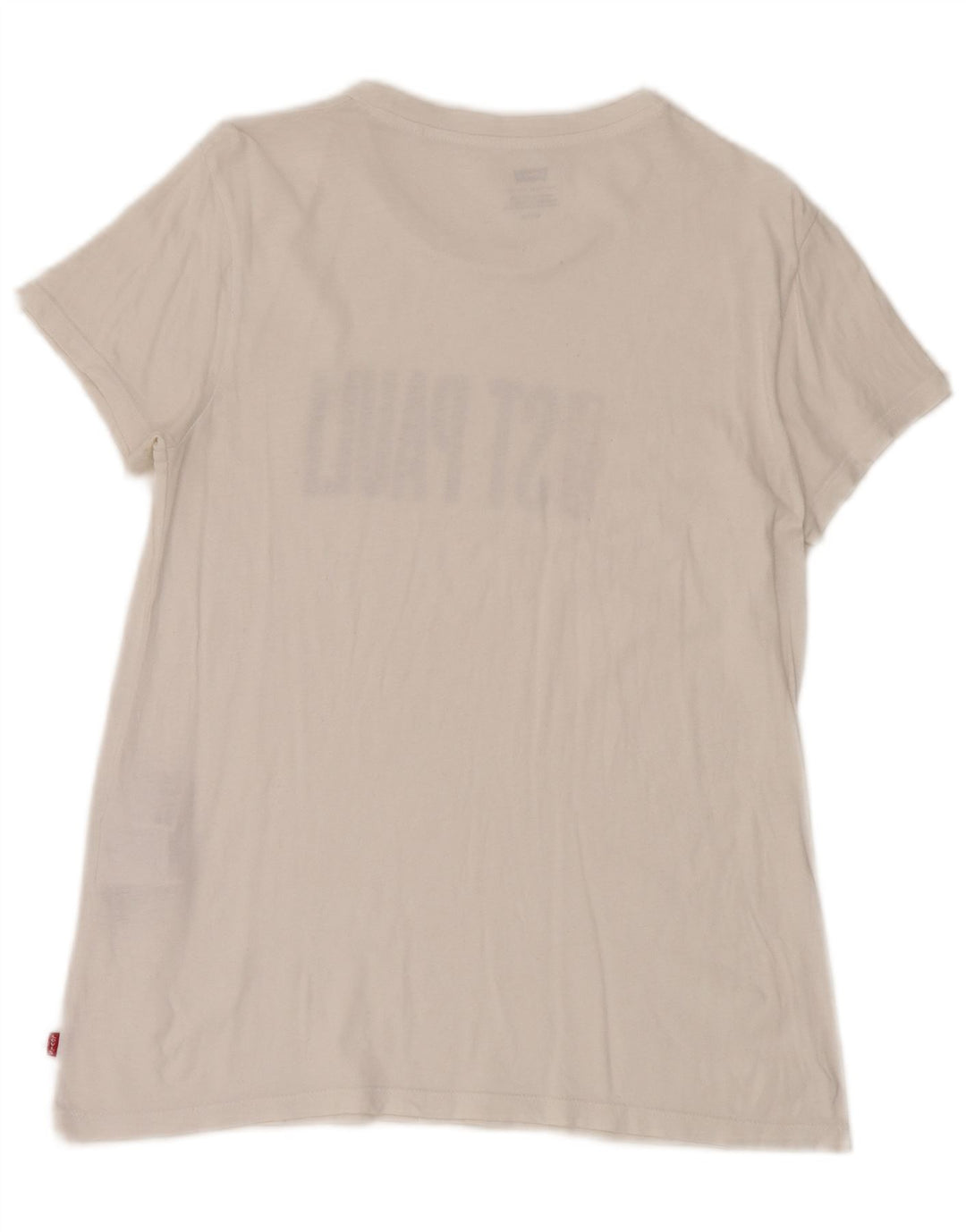 Levi's Herren-T-Shirt mit Grafik, Größe S, weiße Baumwolle
