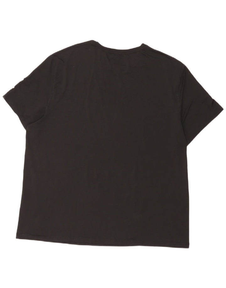Russell Athletic Herren Dri-Power T-Shirt Top 2XL Schwarz Polyester