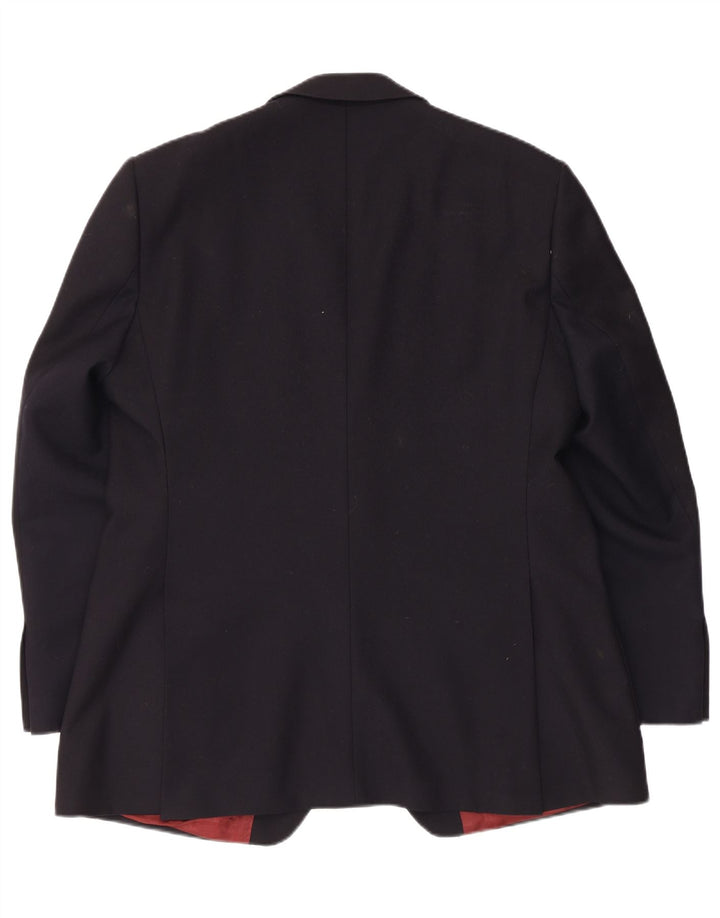 Magee Herren-Blazer mit 2 Knöpfen, UK 44, große marineblaue Wolle