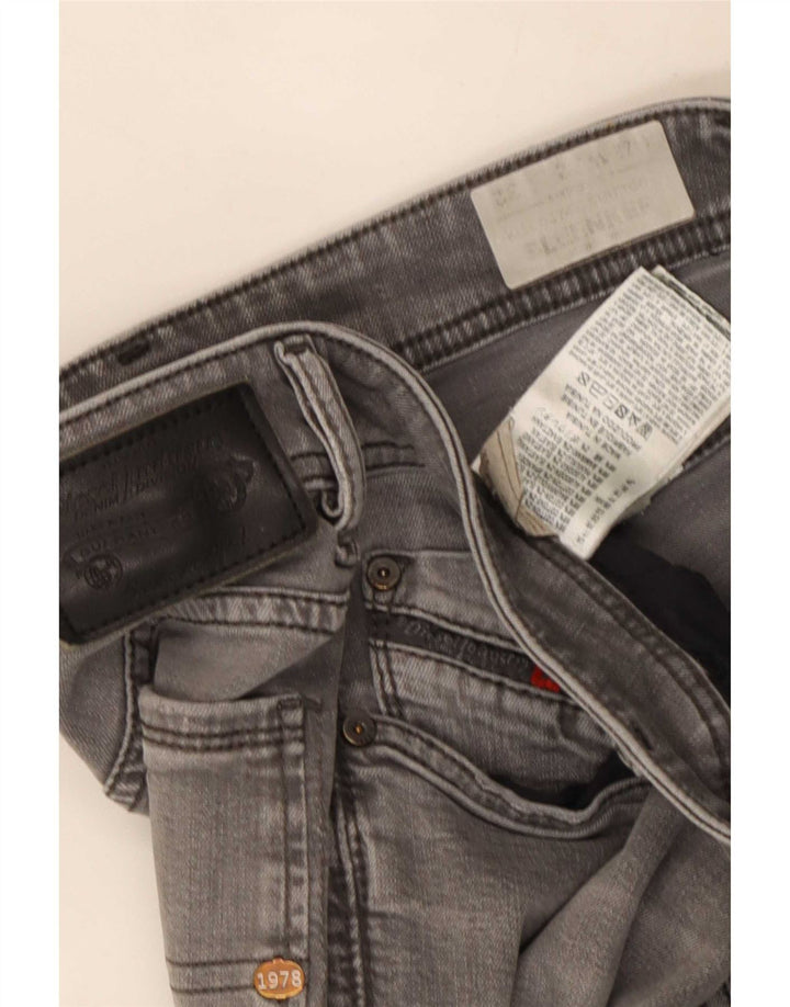 Diesel Herren Sleenker Slim Jeans W32 L32 Graue Baumwolle