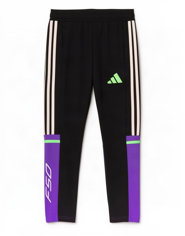 Adidas Aeroready-Trainingshose für Mädchen, 7–8 Jahre, Schwarz, Farbblock
