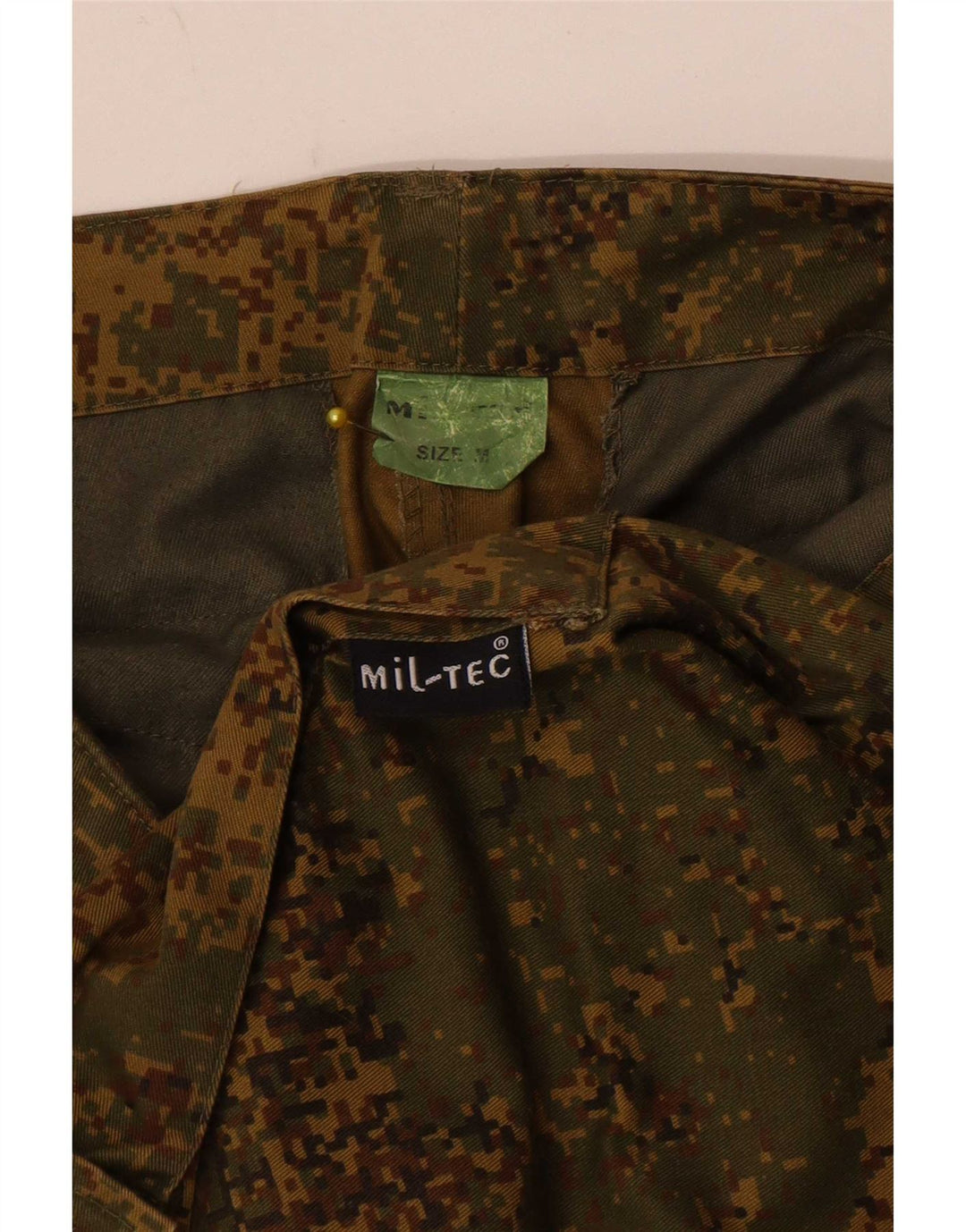 Mil-Tec Herren-Jogger-Cargohose, Größe M, W32, L32, Khaki-Tarnung