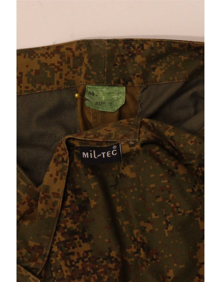 Mil-Tec Herren-Jogger-Cargohose, Größe M, W32, L32, Khaki-Tarnung