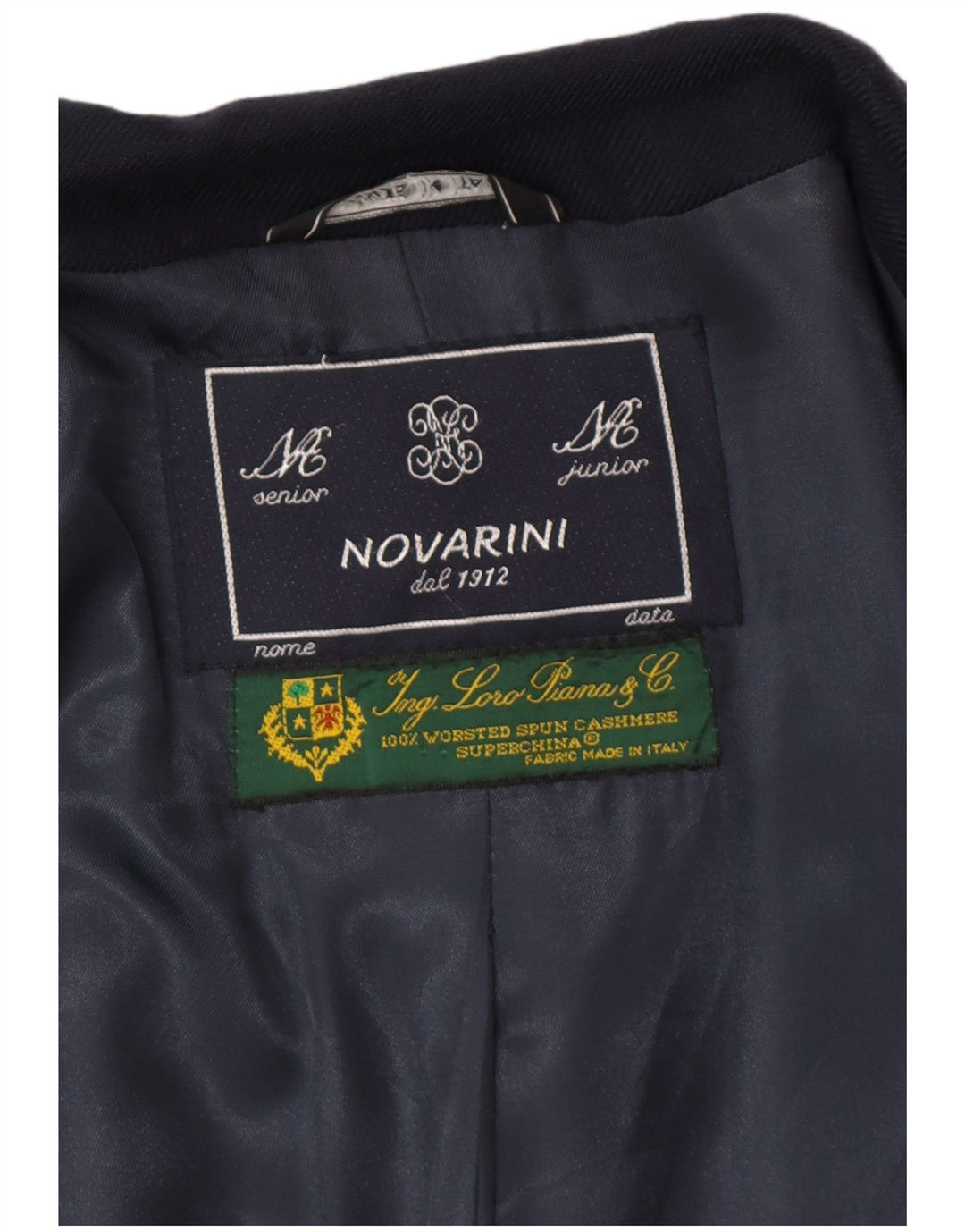 ING LORO PIONA & CO. Mens 3 Button Blazer Jacket UK 40 Large Navy Blue