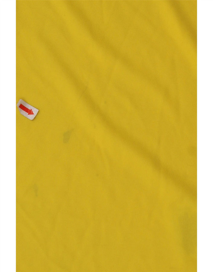 NIKE Mens Dri Fit T-Shirt Top Small Yellow Polyester