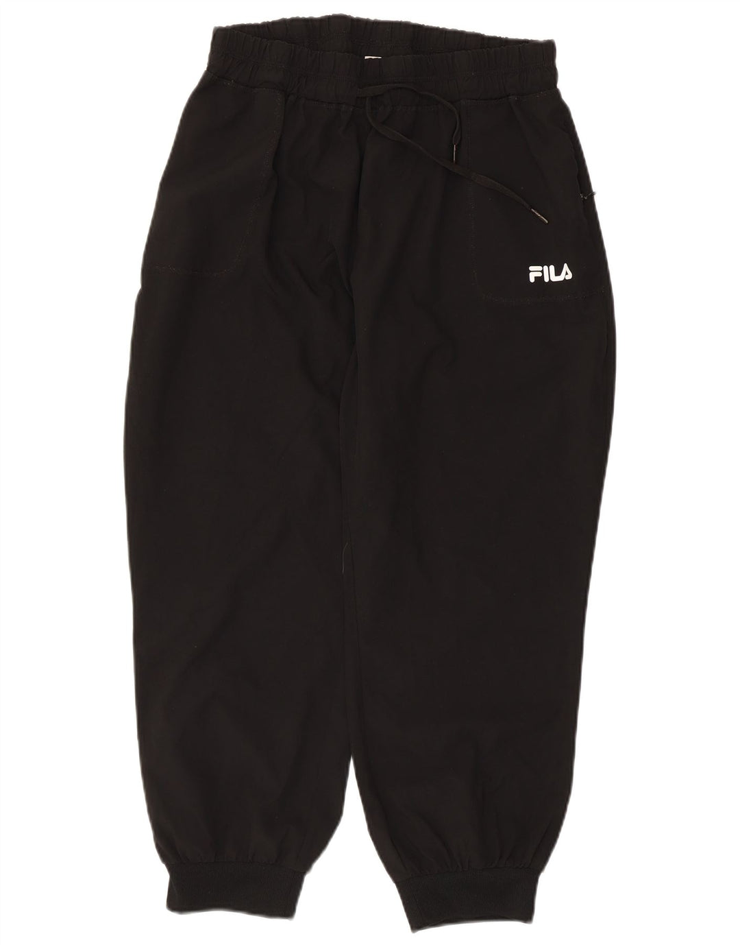 Fila Damen Trainingshose Jogger UK 14 Large Schwarz Polyester