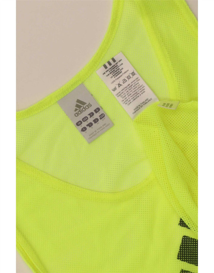 Adidas Herren Graphic Weste Top Small Gelb Polyester