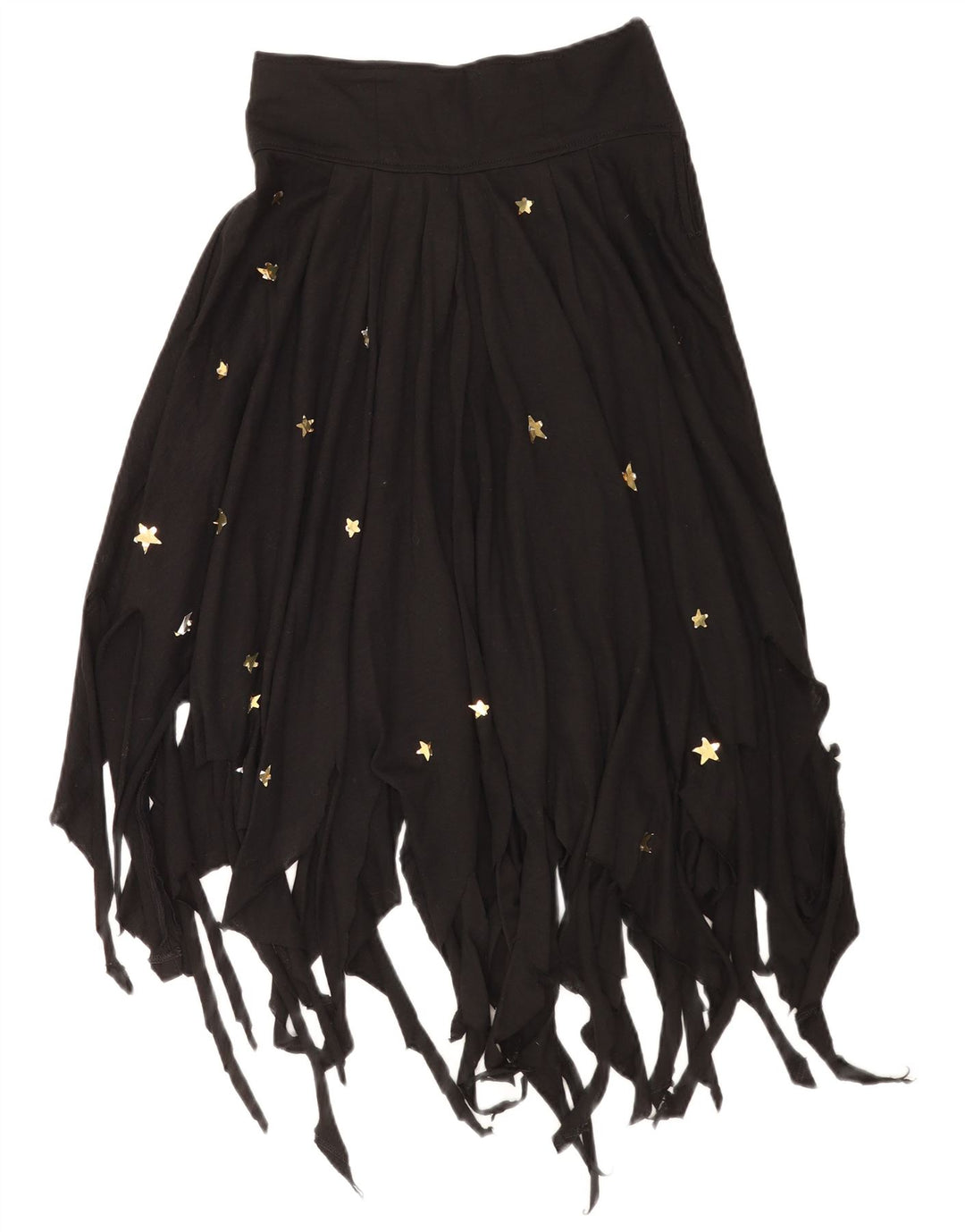 POP 84 Damen Asymmetrischer Rock IT 44 Medium W28 Schwarz Acryl
