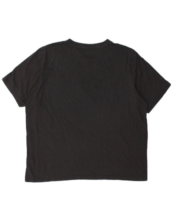 Puma Herren Grafik T-Shirt Top 2XL Schwarz Baumwolle