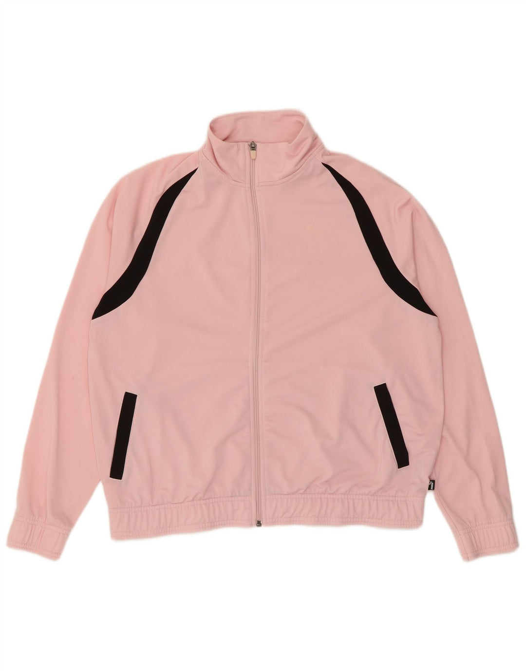 Puma Damen-Trainingsanzug-Oberteil, übergroß, Jacke, Gr. 16, groß, rosa, Farbblock